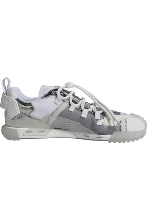 Dolce & Gabbana Homme, Chaussures, Blanc, Taille: 43 EU Baskets NS1 Blanc Argent Semelle en Caoutchouc