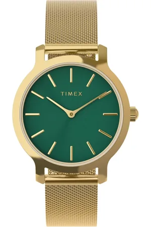 Timex Femme, Accessoires, Vert, Taille: ONE Size Montre pour dames Transcend