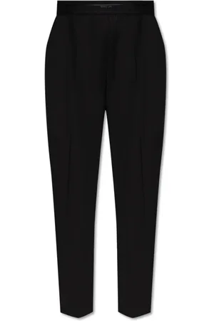 Helmut Lang Femme, Pantalons, Noir, Taille: 36 FR Pantalon avec taille élastique