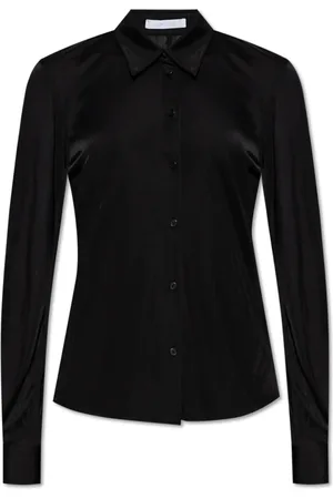 Helmut Lang Femme, Blouses et Chemises, Noir, Taille: 38 FR Chemise à boutons