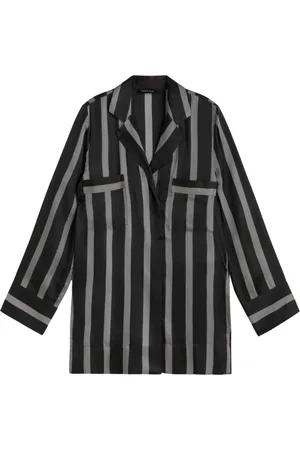 ANINE BING Femme, Blouses et Chemises, Noir, Taille: 36 FR Chemise classique à boutons pour femmes