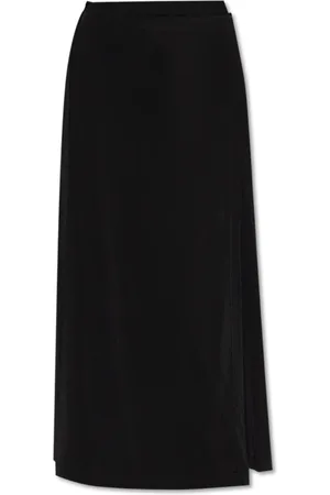 Helmut Lang Femme, Jupes, Noir, Taille: 38 FR Jupe portefeuille à lien