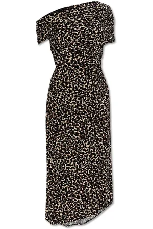 Diane von Furstenberg Femme, Robes, Noir, Taille: 36 FR Robe Agustin Midi
