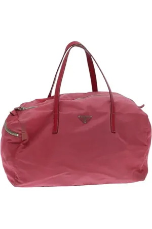 Prada Femme, Pre-owned, Rose, Taille: ONE Size Pre-owned Nylon sacs-de-voyage