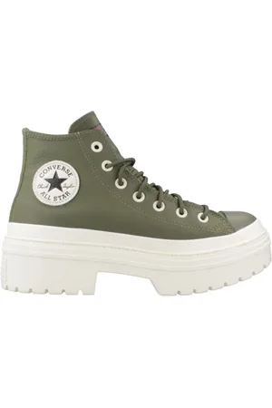 Converse Femme, Chaussures, Vert, Taille: 39 EU Baskets à talon cranté