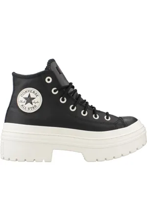 Converse Femme, Chaussures, Noir, Taille: 37 1/2 EU Baskets à Talon Cranté