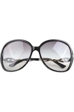 Bvlgari Femme, Pre-owned, Noir, Taille: ONE Size Pre-owned Plastique lunettes-de-soleil
