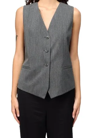 Twin-Set Femme, Vestes, Gris, Taille: 40 FR Ensemble Veste Grise