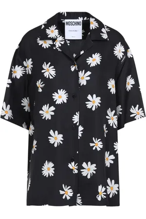 Moschino Femme, Blouses et Chemises, Noir, Taille: 38 FR Fantasia Nero Chemise