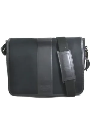 Coach Femme, Pre-owned, Noir, Taille: ONE Size Pre-owned Toile sacs-ports-paule