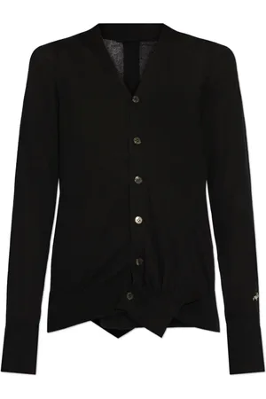 Y-3 Femme, Pulls, Noir, Taille: 40 FR Cardigan avec Logo