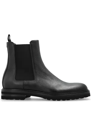 Dolce & Gabbana Homme, Chaussures, Noir, Taille: 41 1/2 EU Bottines en cuir