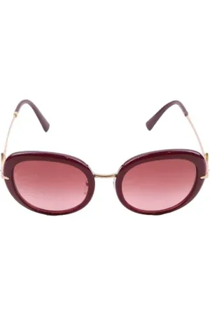Bvlgari Femme, Pre-owned, Violet, Taille: ONE Size Pre-owned Plastique lunettes-de-soleil