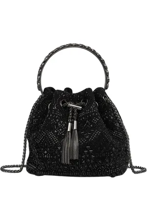 Alma en Pena Femme, Sacs, Noir, Taille: ONE Size Sac seau avec détail en strass