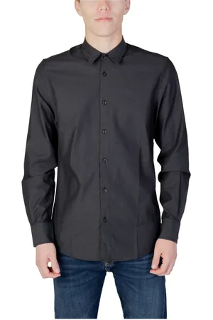 Antony Morato Homme, Chemises, Gris, Taille: M Chemise Slim Fit Manches Longues