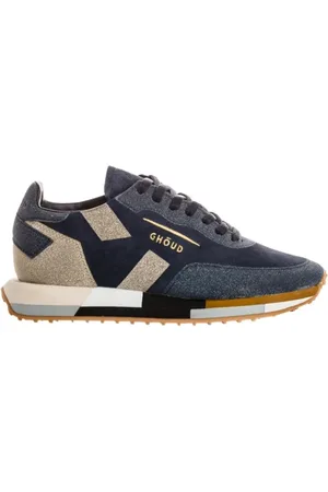 Ghoud Homme, Chaussures, Bleu, Taille: 35 EU Starligth Paillettes Daim Panier