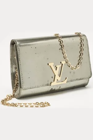 LOUIS VUITTON Femme, Pre-owned, Gris, Taille: ONE Size Pre-owned Tissu pochettes-minaudieres