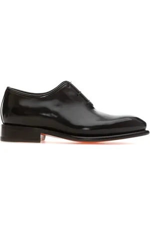 santoni Homme, Chaussures, Noir, Taille: 43 EU Chaussures Derby Classiques en Noir