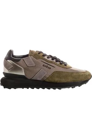 Ghoud Homme, Chaussures, Vert, Taille: 45 EU Baskets en Cuir Mesh