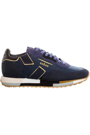 Ghoud Homme, Chaussures, Bleu, Taille: 41 EU Paniers Rush en Cuir et Nylon