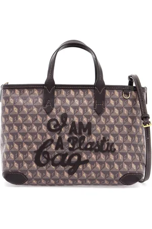 Anya Hindmarch Femme, Sacs, Brun, Taille: ONE Size Sac Fourre-Tout en Plastique