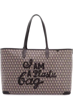 Anya Hindmarch Femme, Sacs, Brun, Taille: ONE Size Sac Fourre-Tout Écologique avec Motif à Fermeture Éclair