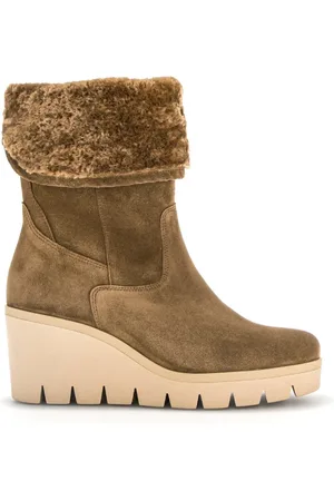 Gabor Femme, Chaussures, , Taille: 42 EU Bottines compensées en velours