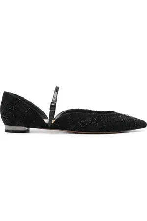 Aquazzura Femme, Chaussures, Noir, Taille: 36 EU Chaussures Plates Bellezza Noires