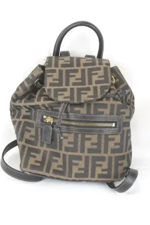 Fendi Femme, Pre-owned, Vert, Taille: ONE Size Pre-owned Toile sacs-fendi