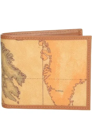 ALVIERO MARTINI 1A CLASSE Homme, Accessoires, , Taille: ONE Size Portefeuille Marron Geo Classic avec Compartiments