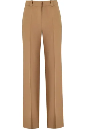 Elisabetta Franchi Femme, Pantalons, , Taille: 40 FR Pantalon Palazzo Camel
