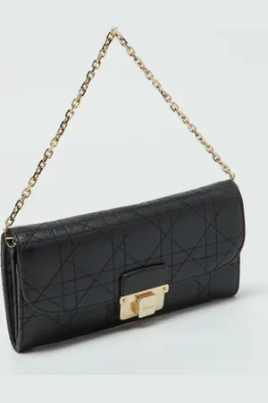 Dior Femme, Pre-owned, Noir, Taille: ONE Size Pre-owned Cuir petite-maroquinerie