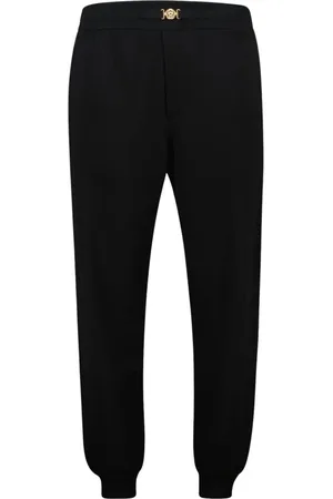 VERSACE Homme, Pantalons, Noir, Taille: M Pantalon de jogging de luxe Printemps-Été 2025