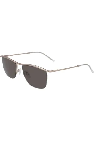 DKNY Femme, Accessoires, Rose, Taille: ONE Size Lunettes de Soleil Femme en Or Rose avec Verres Gris