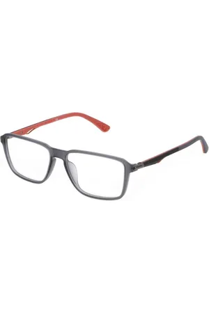 Police Homme, Accessoires, Gris, Taille: ONE Size Monture en Plastique Gris avec Cadran Élégant