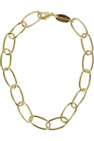 FEDERICA TOSI Femme, Accessoires, Jaune, Taille: ONE Size Collier en Or Lace Bolt