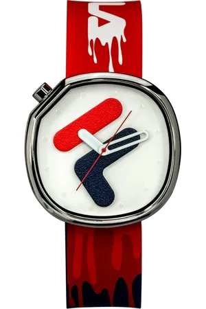 Fila Femme, Accessoires, Rouge, Taille: ONE Size Style Montre Sportive Mixte Montre-bracelet hr 38-162