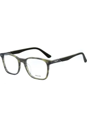 Police Homme, Accessoires, Vert, Taille: ONE Size Monture en plastique verte avec cadran