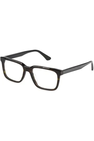 Police Homme, Accessoires, Brun, Taille: ONE Size Monture en plastique marron avec cadran