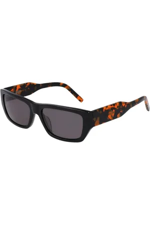 DKNY Femme, Accessoires, Noir, Taille: ONE Size Lunettes de Soleil en Acétate Noir pour Femme avec Filtre