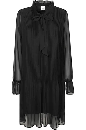 Aspesi Femme, Robes, Noir, Taille: 36 FR Robe Noire Style Élégant