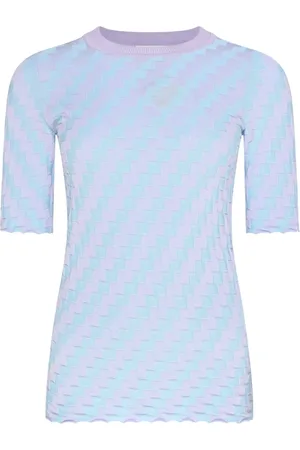 Sportmax Femme, Pulls, Multicolore, Taille: 38 FR T-shirt multicolore pour un style de vie actif