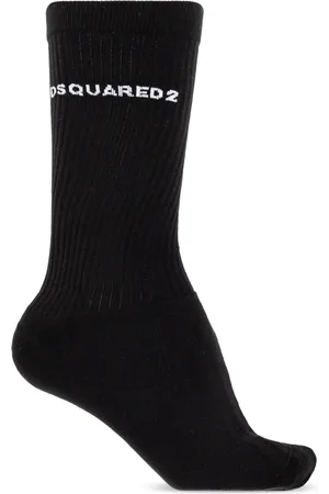 Dsquared2 Homme, Sous-vêtements, Noir, Taille: M Chaussettes avec Logo