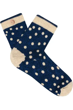 Cabaia Femme, Sous-vêtements, Bleu, Taille: ONE Size Chaussettes à Pois - Design Sans Couture