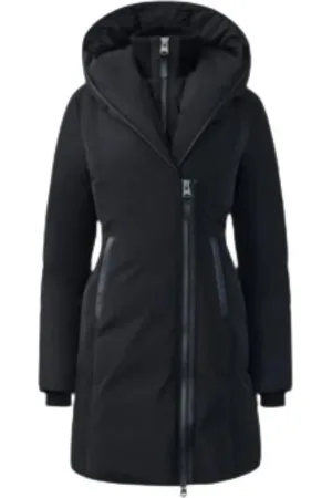 Mackage Femme, Manteaux, Noir, Taille: 38 FR Doudoune