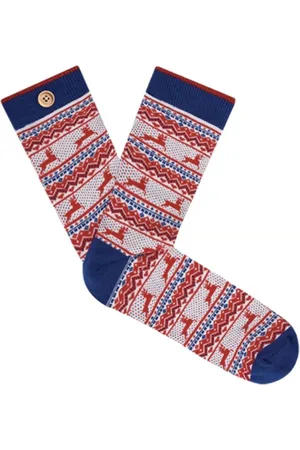 Cabaia Homme, Sous-vêtements, Multicolore, Taille: ONE Size Chaussettes Rouges Nina et Antonin
