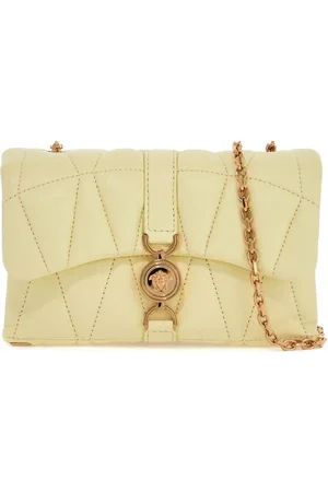 VERSACE Femme, Sacs, Jaune, Taille: ONE Size Sac Mini en Cuir Nappa Matelassé