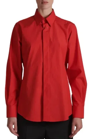 BARBARA BUI Femme, Blouses et Chemises, Rouge, Taille: 36 FR Chemise de luxe rouge Montpellier Coqueline
