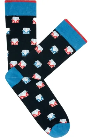 Cabaia Homme, Sous-vêtements, Bleu, Taille: ONE Size Chaussettes à Motifs - Design Inséparable