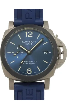 PANERAI Femme, Pre-owned, Bleu, Taille: ONE Size Pre-owned Tissu montres